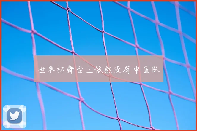 世界杯舞台上依然没有中国队